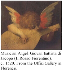 Musician Angel by Giovan Battista de Jacopo