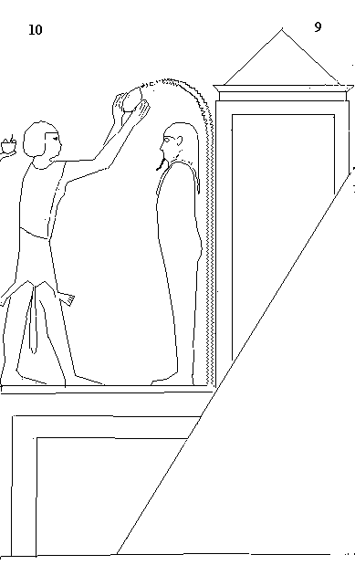 Anointment, tomb of Petosiris
