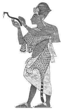 Ay dressed as High Priest; source:  Casson _Ancient Egypt_