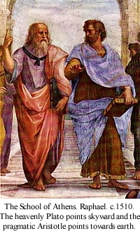 Aristotle and Plato
