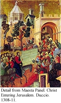 Maestà Panel (detail), Duccio