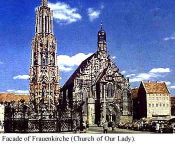 Facade, Frauenkirche, Nuremberg, Late Gothic