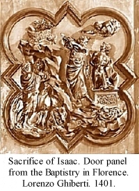 Sacrifice of Isaac, Ghiberti