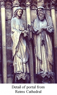 Portal detail, Reims Cathedral