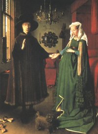 The Arnolfini Portrait, by Jan van Eyck, painted 1434