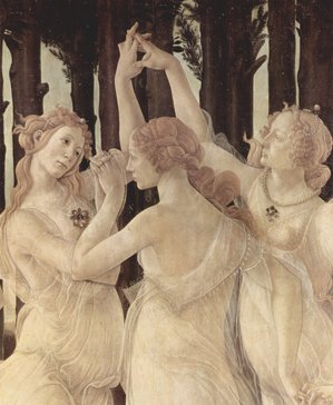 Detail of Flora, generatrix of flowers and goddess of the Spring