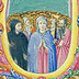 Osservanza Master: All Saints in an Initial E: Cutting from an Antiphonary