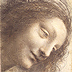 Leonardo da Vinci: Head of the Virgin in Three-Quarter View Facing Right