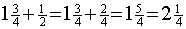 addition of mixed number and simple fraction